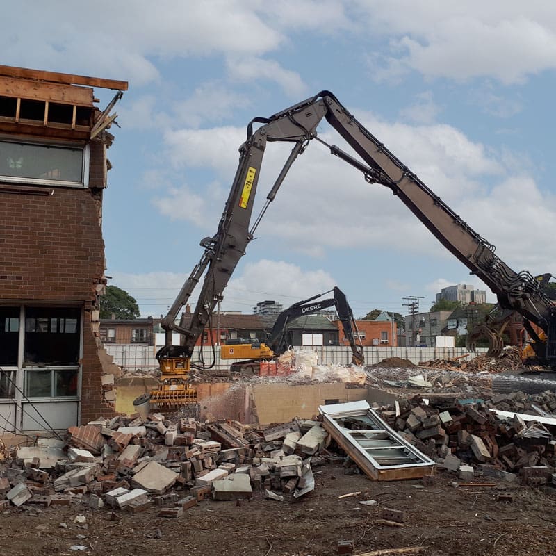 Residential demolition of Alexandra Parkway community housing