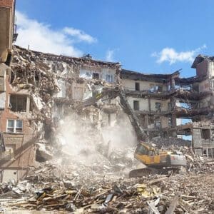 Hotel D'eau Hospital demolition