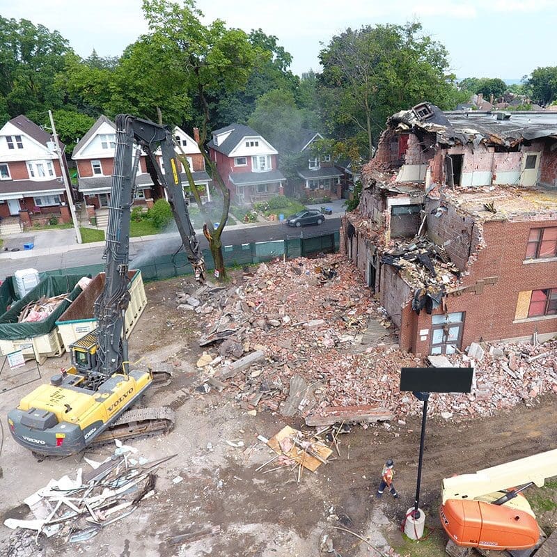 St Peters hospital demolition