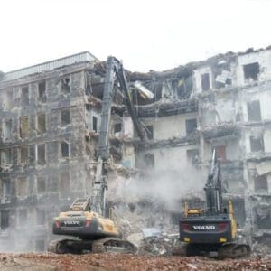 Hotel D'eau Hospital demolition