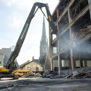 Jackson Street commercial demolition project