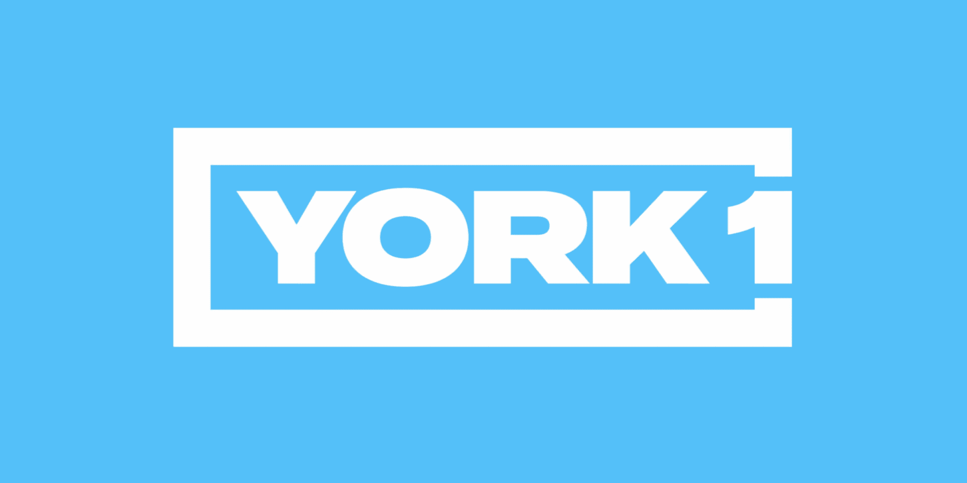 York1 logo in white on a cyan background